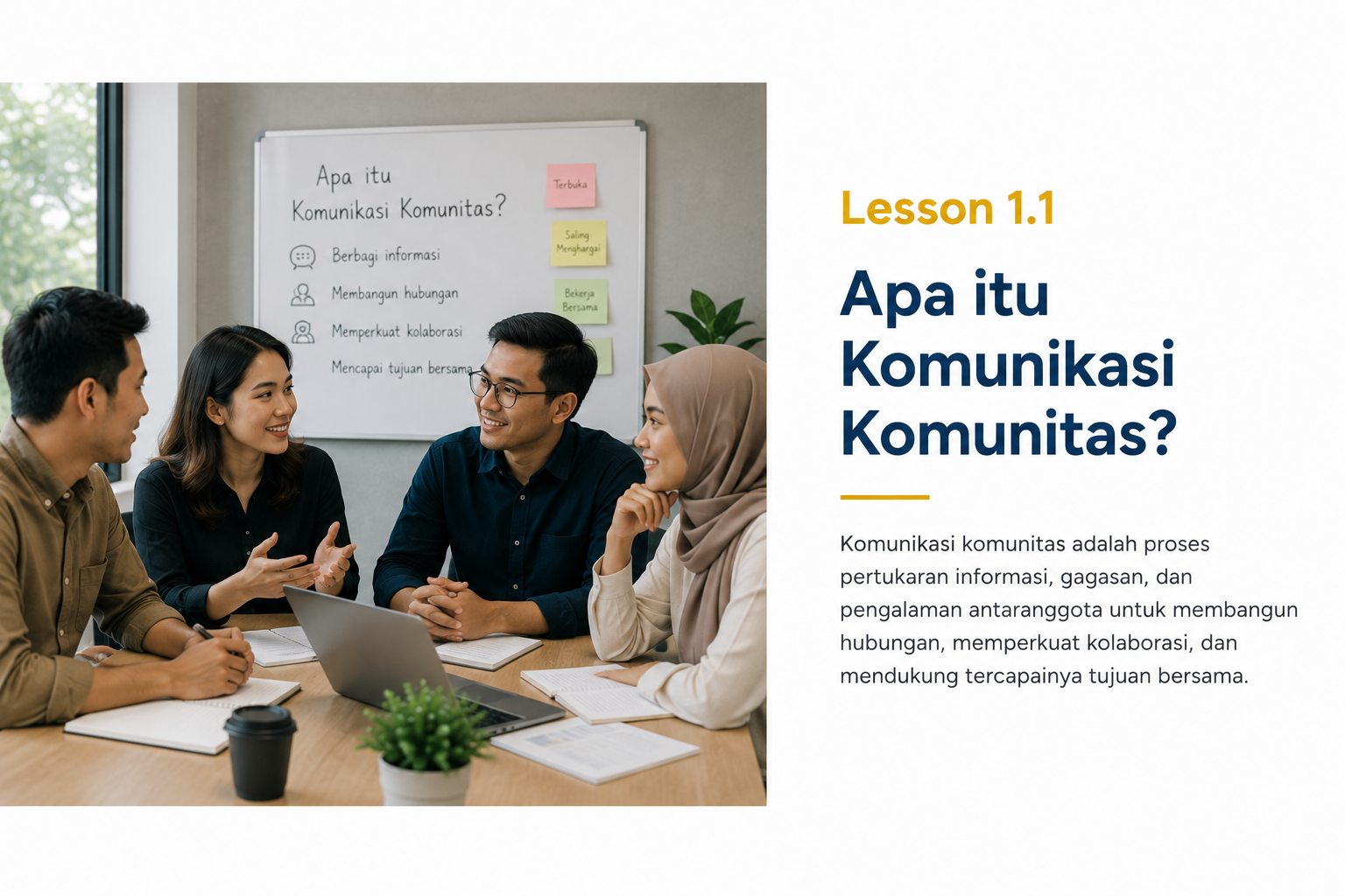 Lesson 1.1 – Apa itu Komunikasi Komunitas?